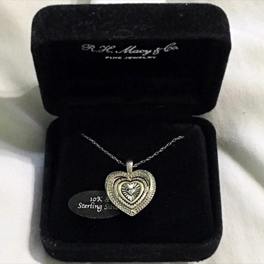 Sterling Silver Heart Shaped Necklace